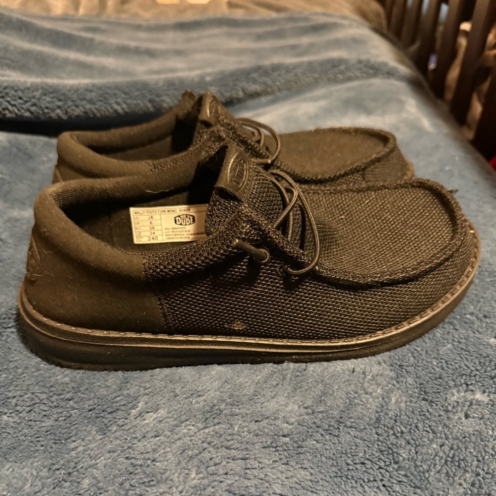 Hey Dude (Big Boys) Black Wally Funk Loafer